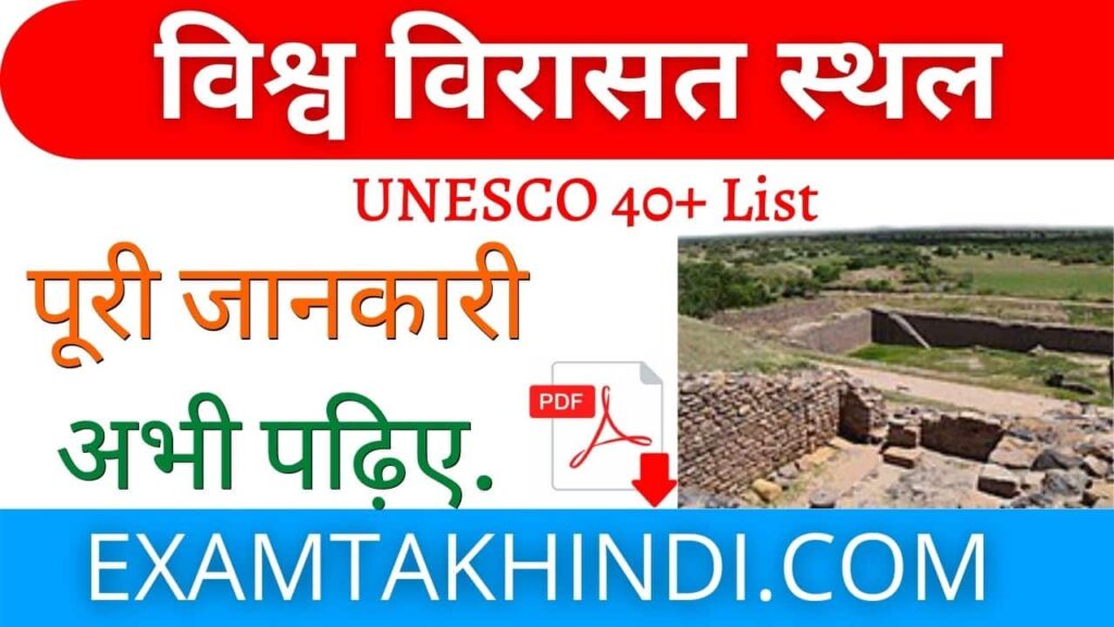 UNESCO World Heritage Site In India
